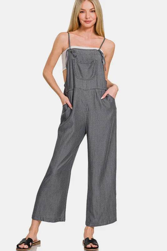 Zenana Washed Adjustable Strap Wide Leg Denim Overalls Black Trendsi 51db1739-9d0f-4e78-8357-08d1bfcf9690-Max