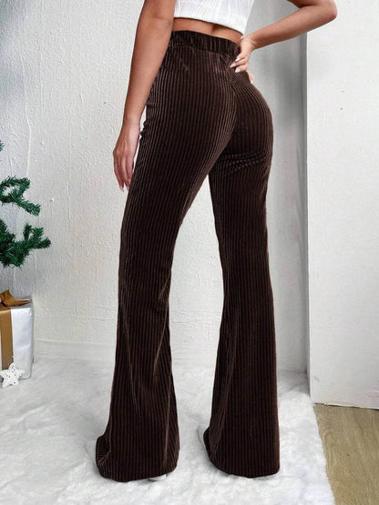High Waist Flare Pants Trendsi 51de35fd-635c-4065-acf4-38452e1f8804-Max