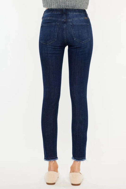 Kancan High-Rise Slim Fit Raw Hem Ankle Jeans Trendsi 5280703cb0804a6d90d9088b14244e93-Max-Origin