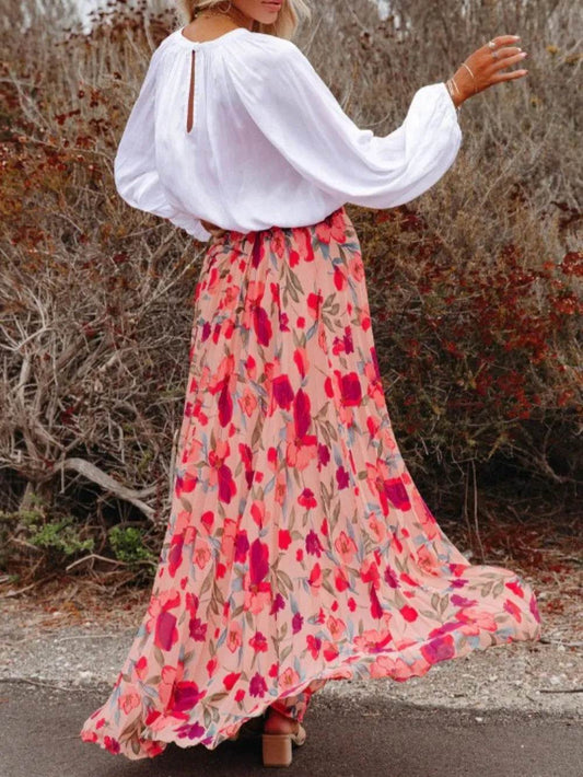 Printed Elastic Waist Pleated Maxi Skirt Trendsi 52a9083c-9efa-4cc0-86da-f977b17f0ba5-Max