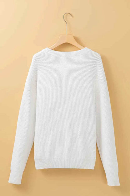 HELLO PUMPKIN Round Neck Long Sleeve Sweater Trendsi 52f2f5f5-90fe-47d1-99ca-3bc954469927-Max