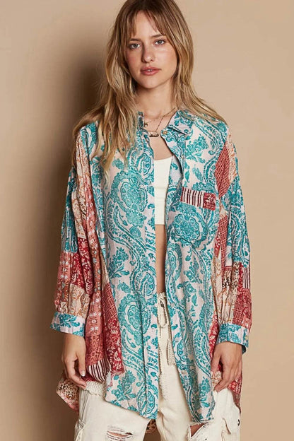 POL Long Sleeve Printed Button Down Shirt Trendsi 538990ed-f5b0-4c8a-a4cc-932fccc032ec-Max