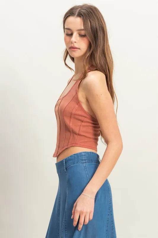 HYFVE Mineral Wash Halter Neck Everyday Top Trendsi 53a6086f203448b8b6ed0df71b8a341f-Max-Origin