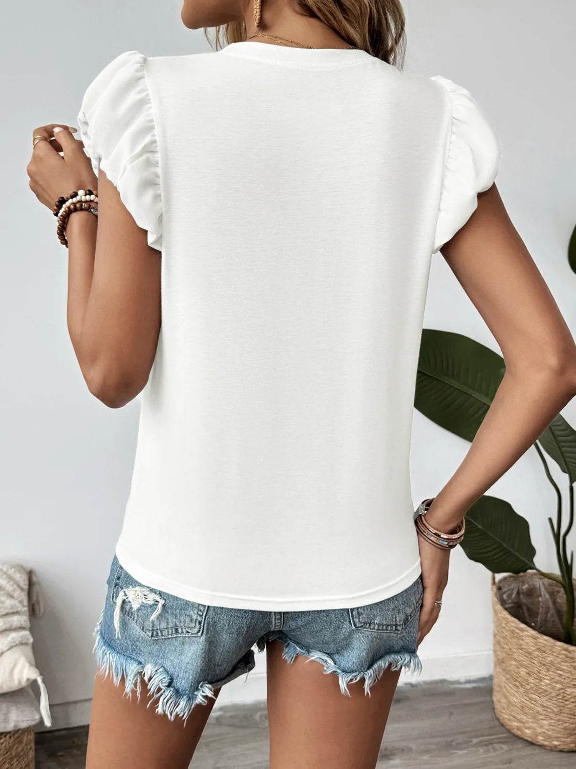 Pearl Bow Puff Sleeve T-Shirt Trendsi 540f88d5-d03b-4eb0-b851-d3cdbd4d6608-Max-Origin