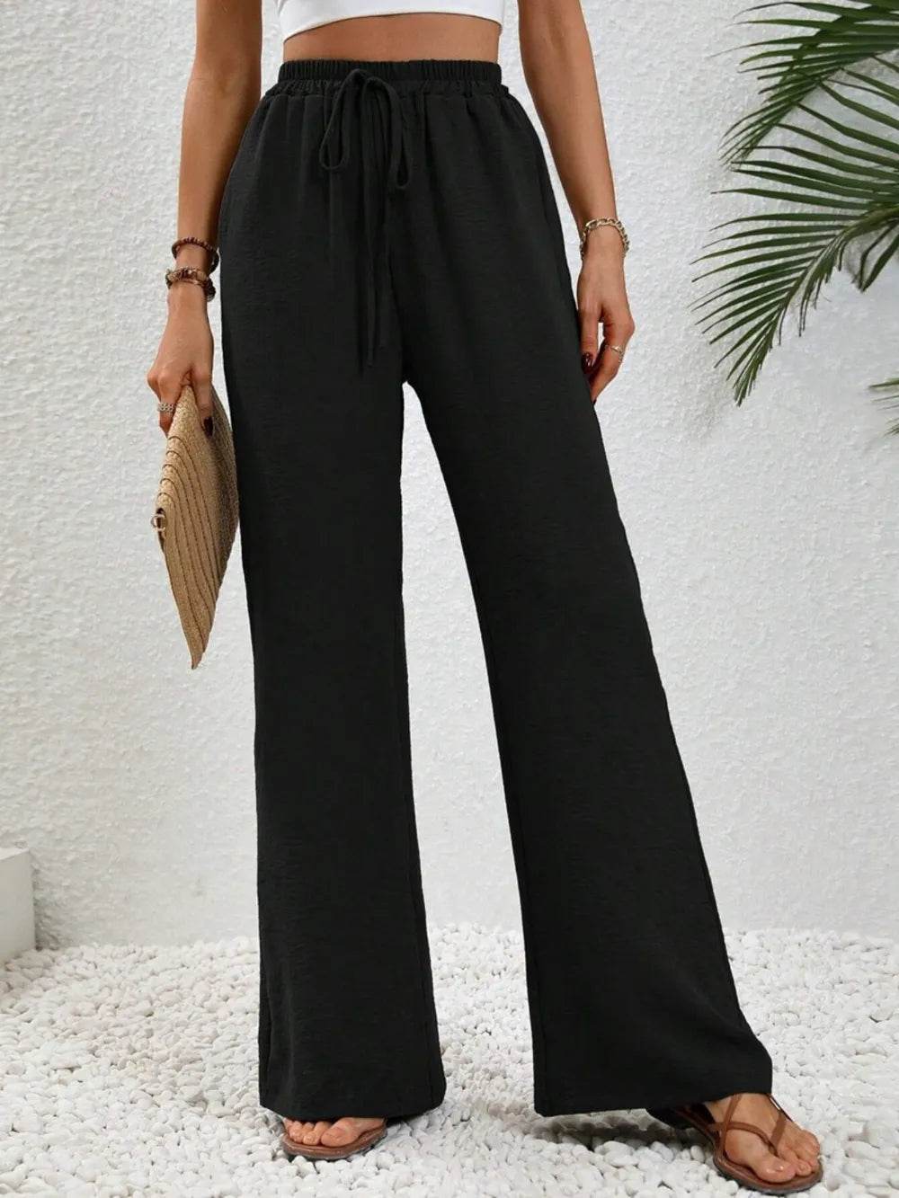 Wide Leg Drawstring Pants Black Trendsi 5502d87e-07ac-44aa-b739-914471cb4e12-Max