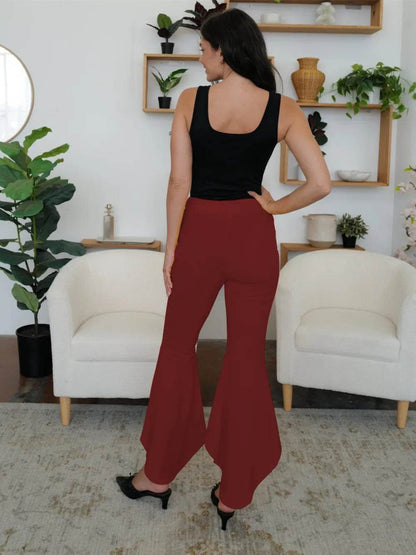 FAM-FAM High-Low Bootcut Pants Trendsi 556aa633-fcf8-4191-86f2-c9ce482c22e7-Max
