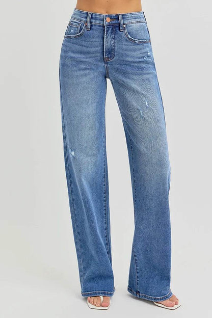 RISEN Full Size Tummy Control Elastic Band High Rise Wide Jeans Plus Size Trendsi 5596a772109d4f099bbb8b42eb1487de-Max-Origin