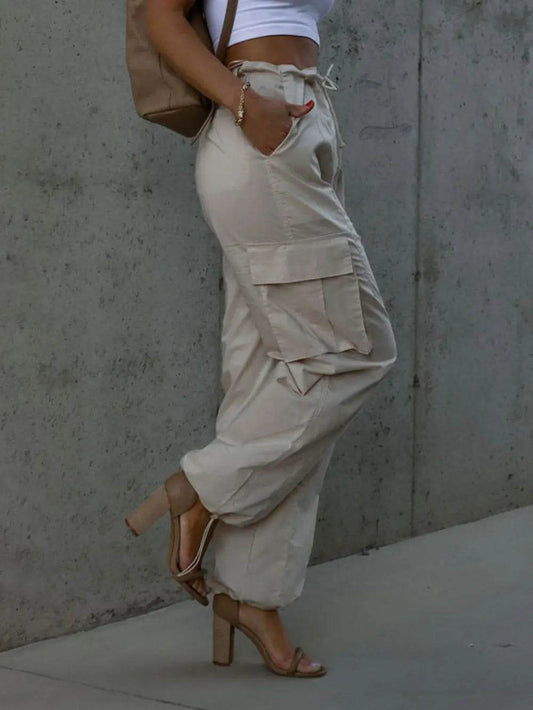 Drawstring Pants with Pockets Trendsi 559a37f4ce4d42eea07cd6f9c412da16-Max