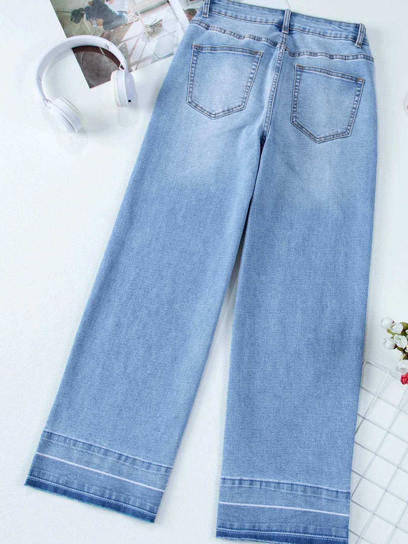 High Waist Wide Leg Washed Jeans Trendsi 55a49b01bd1c4283841af75ce020461b-Max-Origin