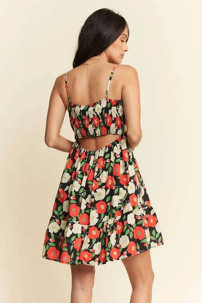 Davi & Dani Floral Scalloped Cutout Back Mini Dress Trendsi 55bcce54862542ed90d0d44f2e9c0391-Max-Origin