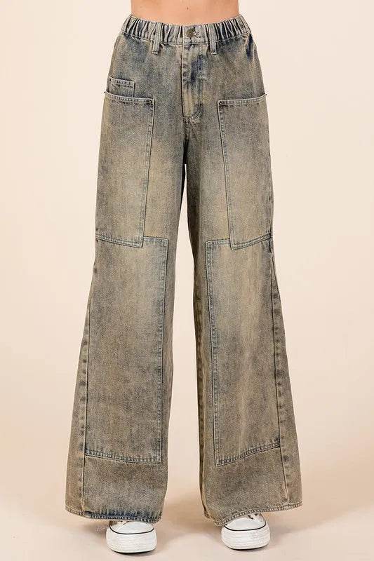 Mittoshop Washed Wide Leg Jeans with Pockets Mud Denim Trendsi 55cda32c-9ee1-477a-aaec-27fd0c2c030e-Max