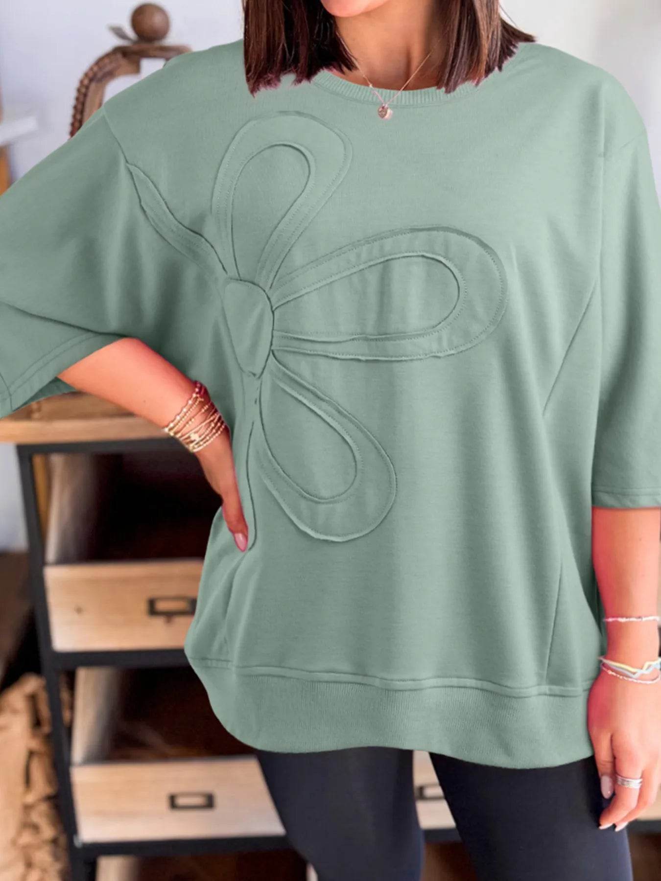 Round Neck Oversized T-Shirt Trendsi 55d4f02a67db464688fd3f9fe41c2292-Max-Origin