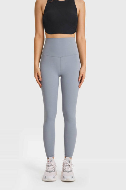Millennia Ultra Soft High Waist Leggings Gray Trendsi 55e12d55540547ee8ceea2a60741dcde-Max