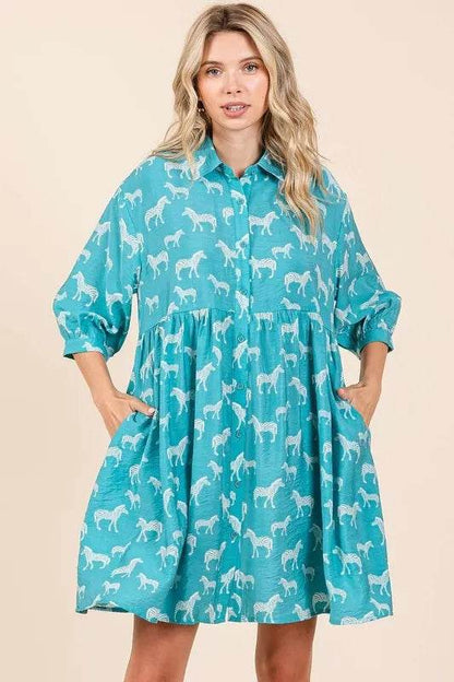 Mittoshop Zebra Print Button Down Shirt Mini Dress Trendsi 5644028a-0a4d-4eab-b74a-a8a4b9fee6fe-Max