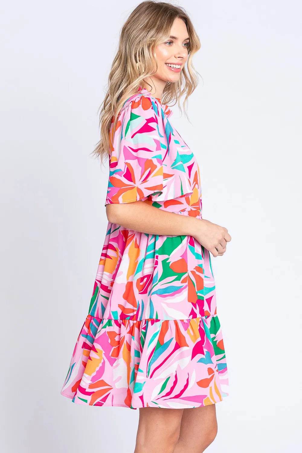 GeeGee Floral Ruffled Mini Dress Trendsi 56524bad-51de-4cbe-b218-9dc8a216014d-Max