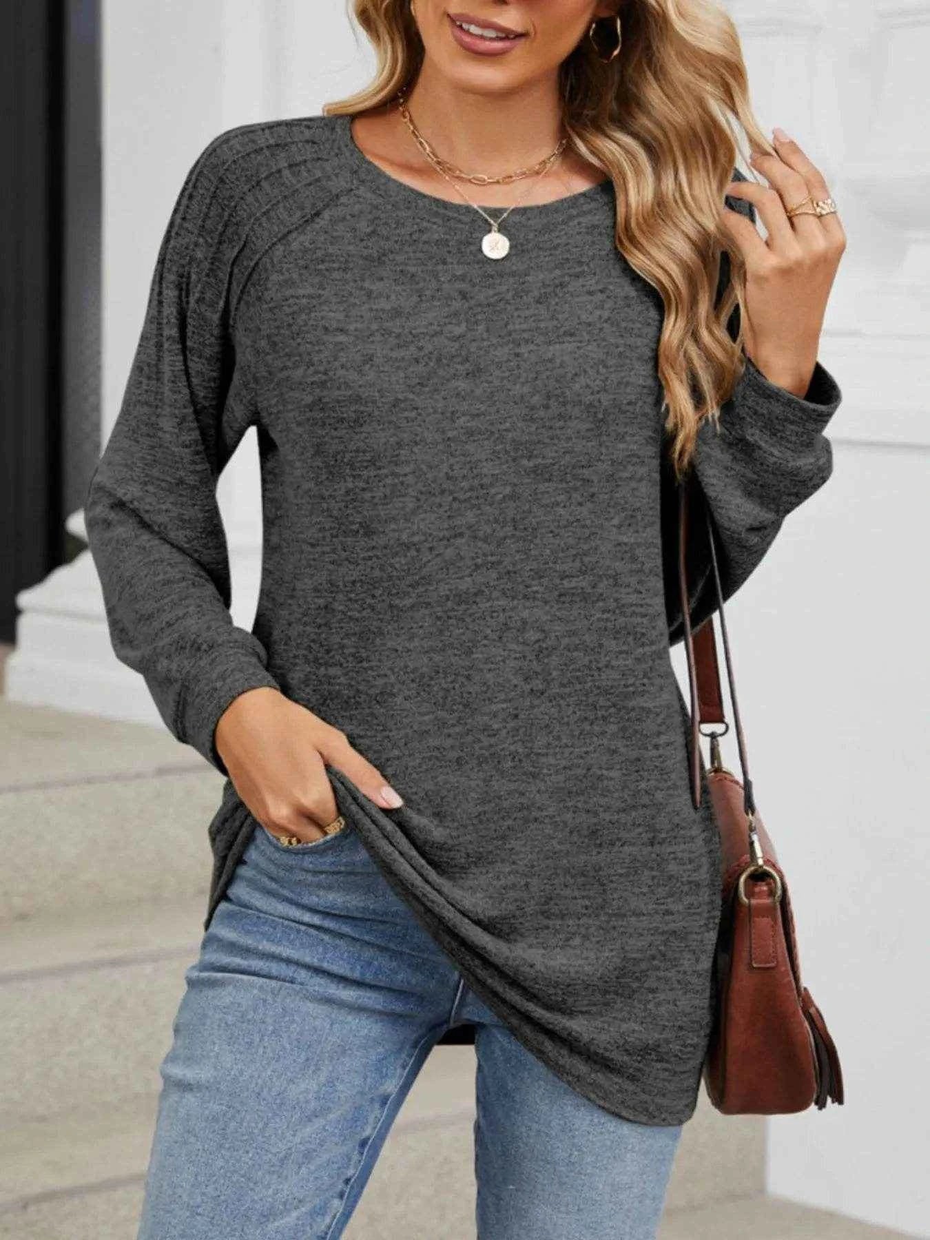 Round Neck Long Sleeve T-Shirt Trendsi 56951b7c-fc82-4742-8522-d3c1a286aca5-Max-Origin