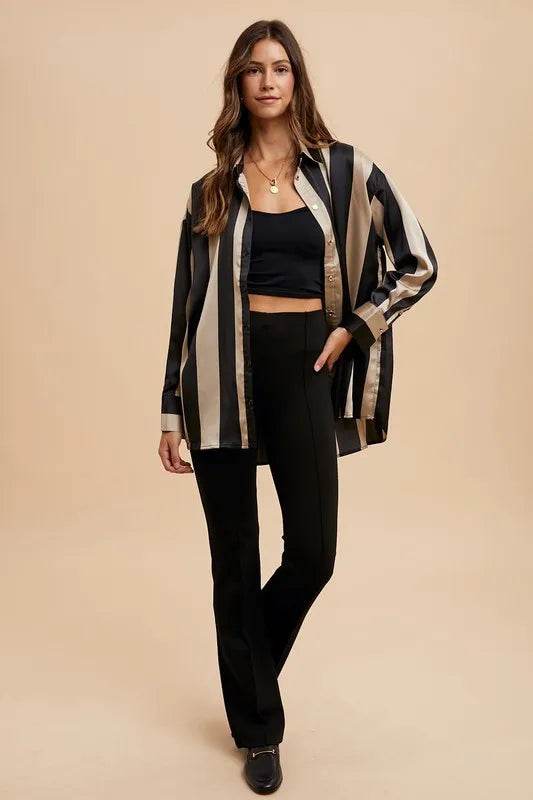Annie Wear Striped Dropped Shoulder Button Up Shirt Trendsi 56a80e11-121b-48c1-89eb-3dbaa4962731-Max