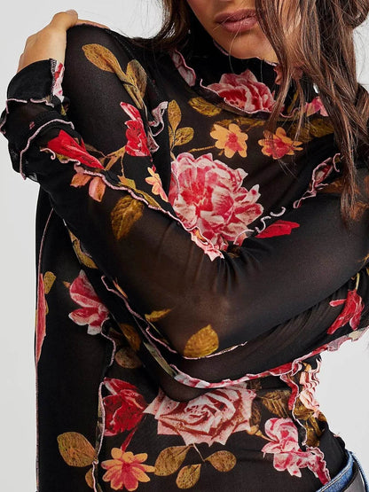 Floral Print Mock Neck Long Sleeve Top Trendsi 57696fdc-d954-4ca5-9ea7-dd7627d2b335-Max-Origin