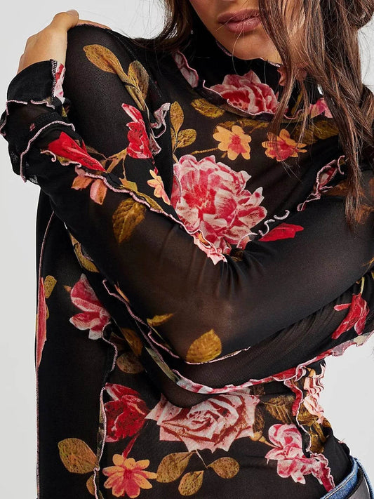 Floral Print Mock Neck Long Sleeve Top Trendsi 57696fdc-d954-4ca5-9ea7-dd7627d2b335-Max-Origin