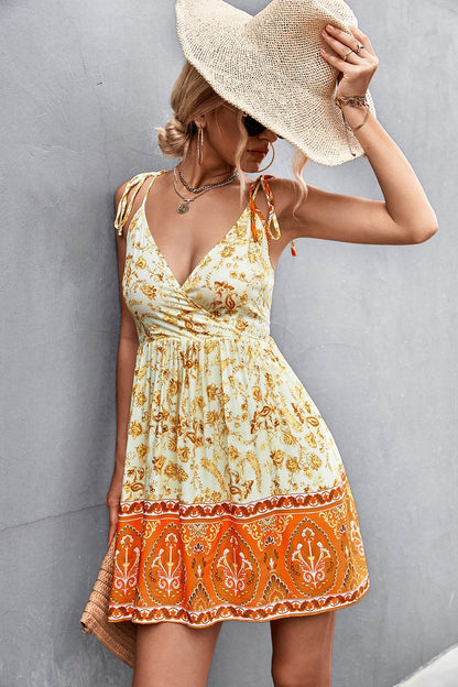 Bohemian Tie Shoulder Surplice Backless Dress Trendsi 57a9c63c4d864f6ba0147eb79bec1817-Max