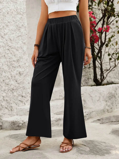 Elastic Waist Wide Leg Pants Trendsi 57b3b932-e647-4cac-975b-176db4d1f35b-Max