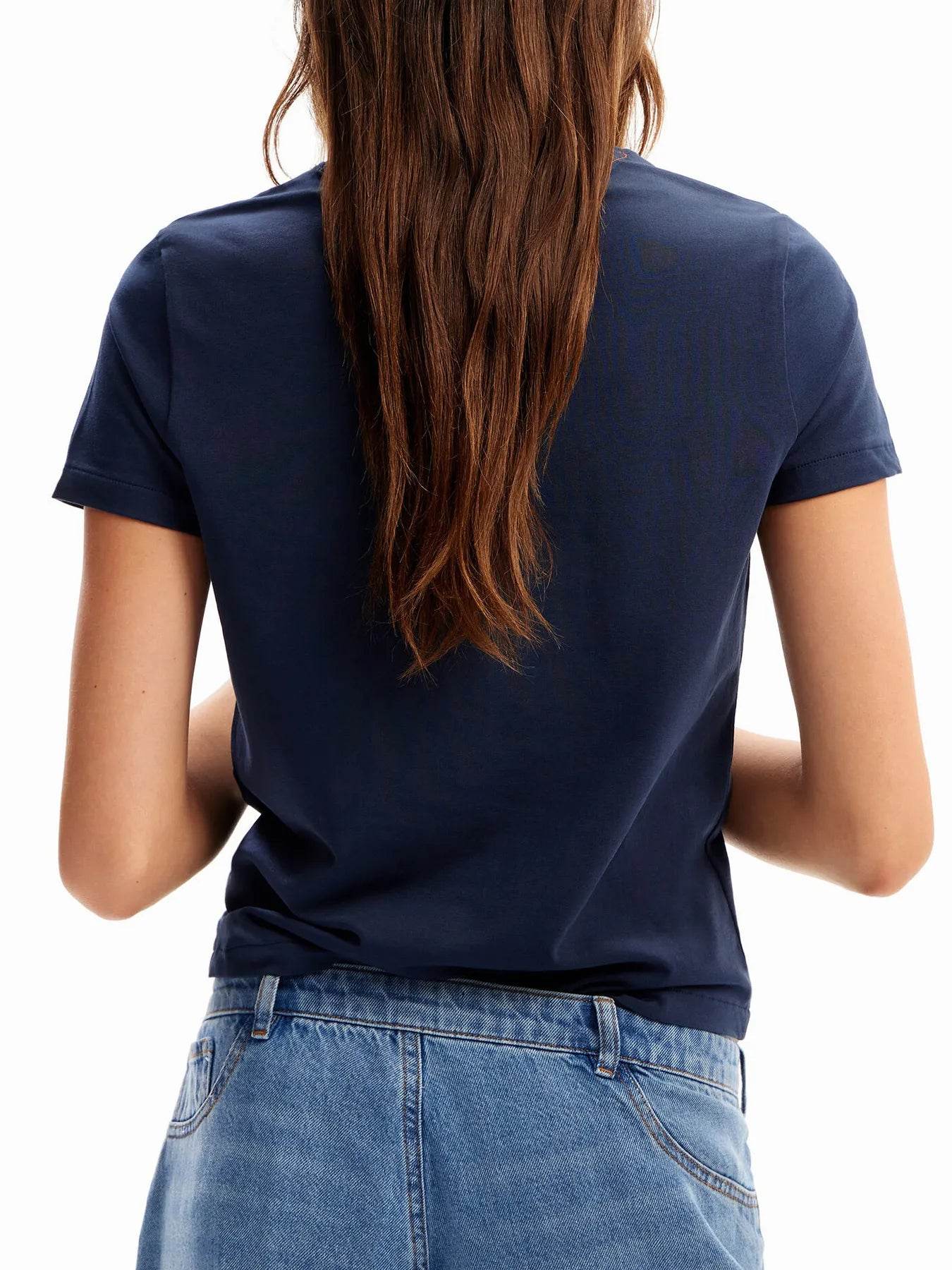 Flower Graphic Round Neck T-Shirt Trendsi 57b45f16d513438b90c547941d61050f-Max-Origin