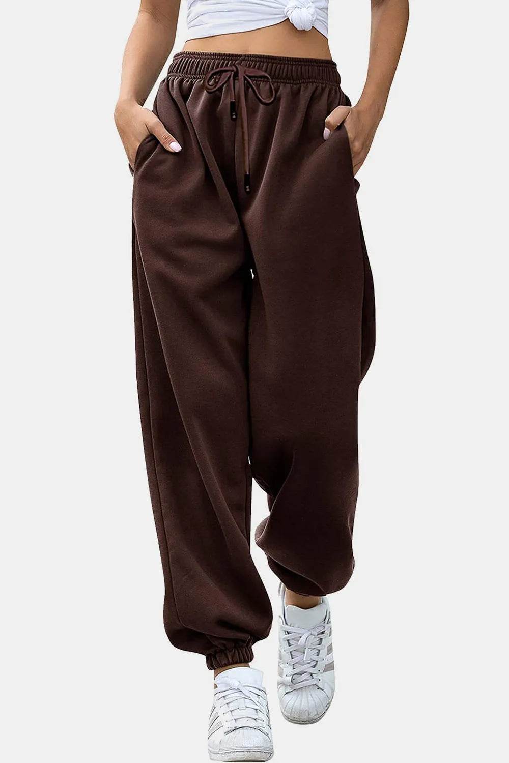 Elastic Waist Joggers with Pockets Trendsi 5803b091-38a7-44ca-b413-a34c82af55d8-Max