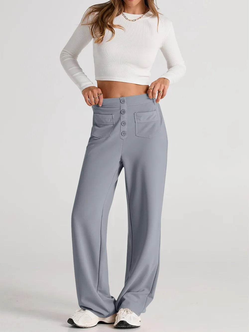 High Waist Wide Leg Pants Trendsi 5814b378-40a8-4a9c-bf4c-70703faf5923-Max