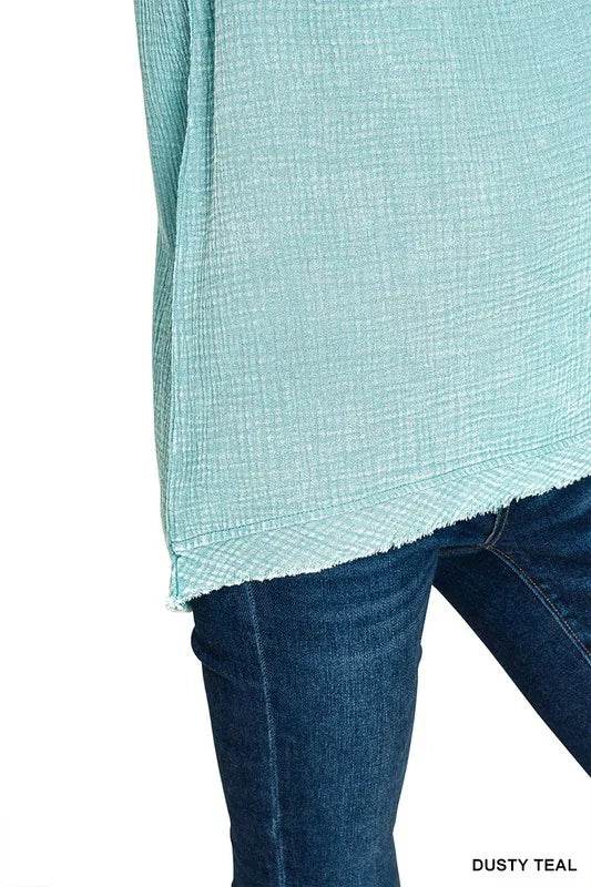 Zenana Double Gauze Raw Edge Acid Washed Tank Trendsi 58b735757328486d8fc1c1fe7f37df64-Max-Origin