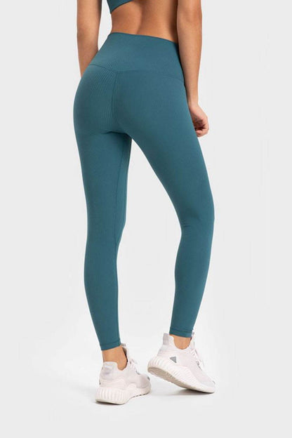 Millennia Highly Stretchy Wide Waistband Yoga Leggings Trendsi 58eb7dbbda8a4675ba3e95dfd3510f08-Max