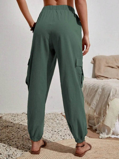 Drawstring Joggers with Cargo Pockets Trendsi 591485c5-7b74-42ee-9512-d9ac6ee42723-Max
