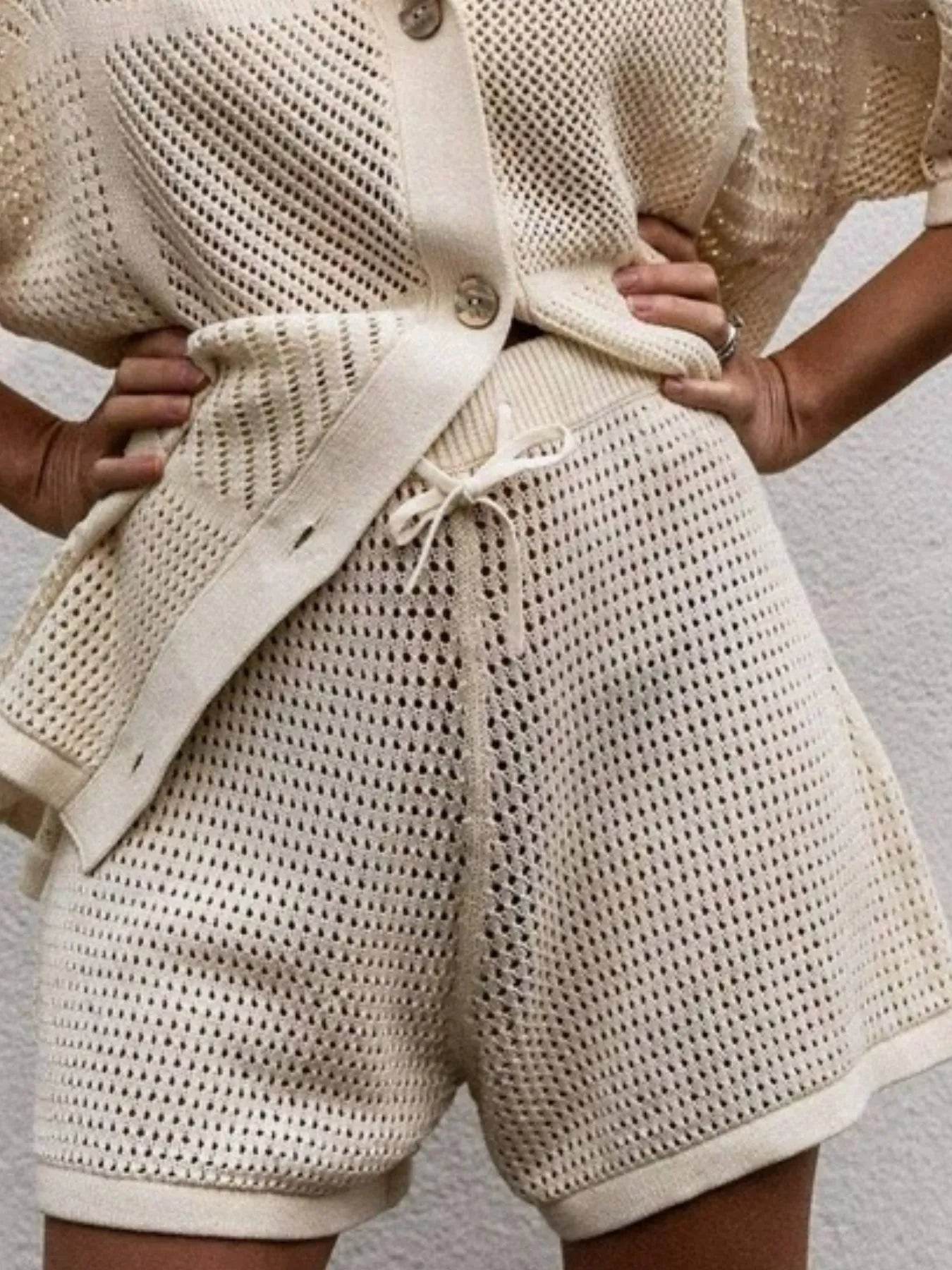 Crochet Button Up Top and Shorts Set Trendsi 592a5874-deb9-470e-be51-8a4fb869ae7d-Max-Origin