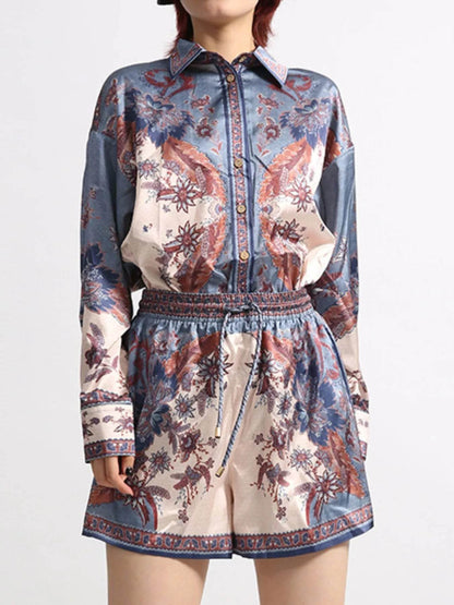Printed Button Front Long Sleeve Shirt and Shorts Set Trendsi 59b9586e-d85f-424b-aa73-6fa64ad42c17-Max-Origin