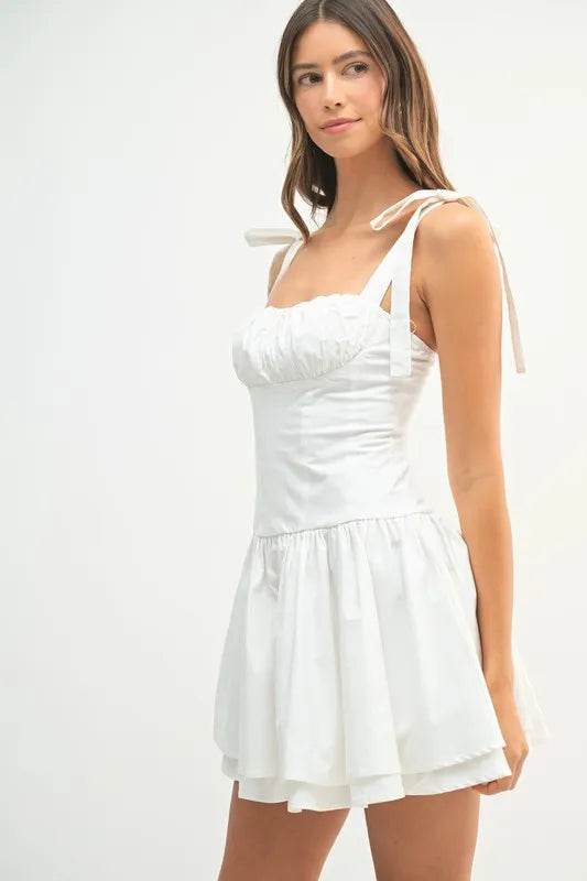 MABLE Shoulder Tie Corset Panel Mini Dress Trendsi 59baa70904174b7d9650a35f6721d079-Max-Origin