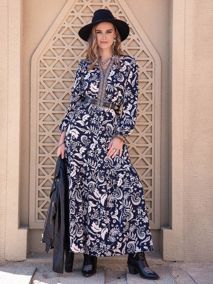 Printed Notched Neck Maxi Dress Trendsi 59c8b1e534dc4c2a9b3b8014ad23f1bc-Max