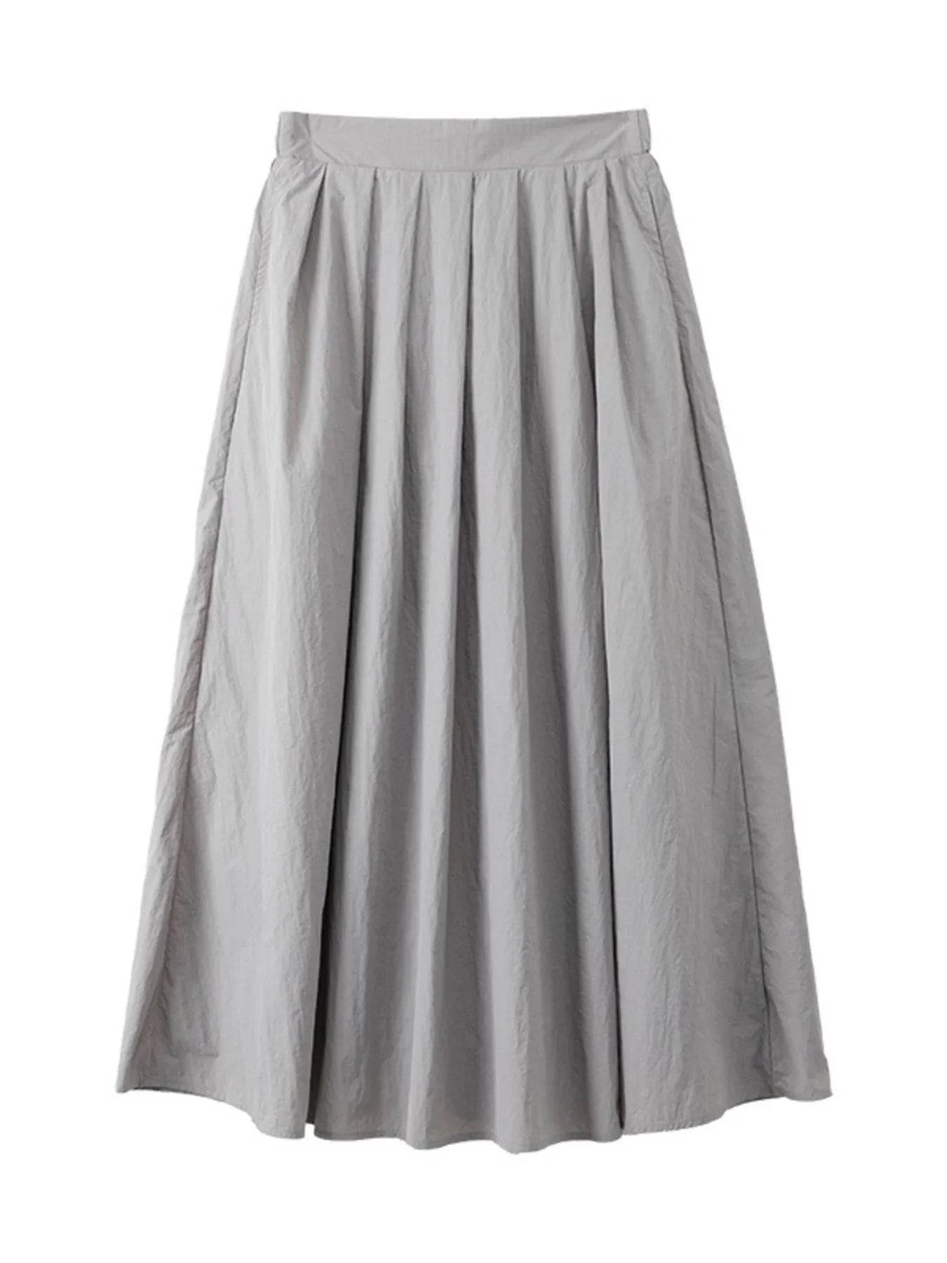 Pleated Linen Maxi Skirt Trendsi 5a18030f-4b8e-4c74-8b7e-15d242f81737-Max-Origin