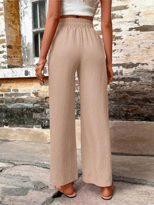 Tied High Waist Wide Leg Pants with Pockets Trendsi 5a253c8f-cfc2-4d05-9388-56195093f308-Max