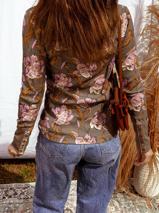 Floral Print Waffle Textured Long Sleeve Top Trendsi 5a318fa9b8f14ebf80d1fbc3d3fb514d-Max-Origin