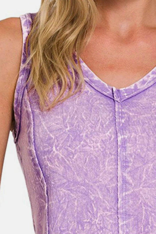 Zenana Exposed Seam V-Neck Wide Strap Tank Trendsi 5a6004f0-5612-452a-a1fd-451ce5e46471-Max