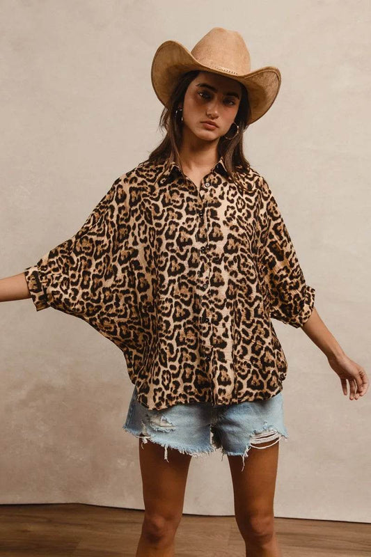 BiBi Leopard Prints Overseized Short Sleeves Top Trendsi 5a701ba55a474996bf5b33d096b5f5b3-Max-Origin