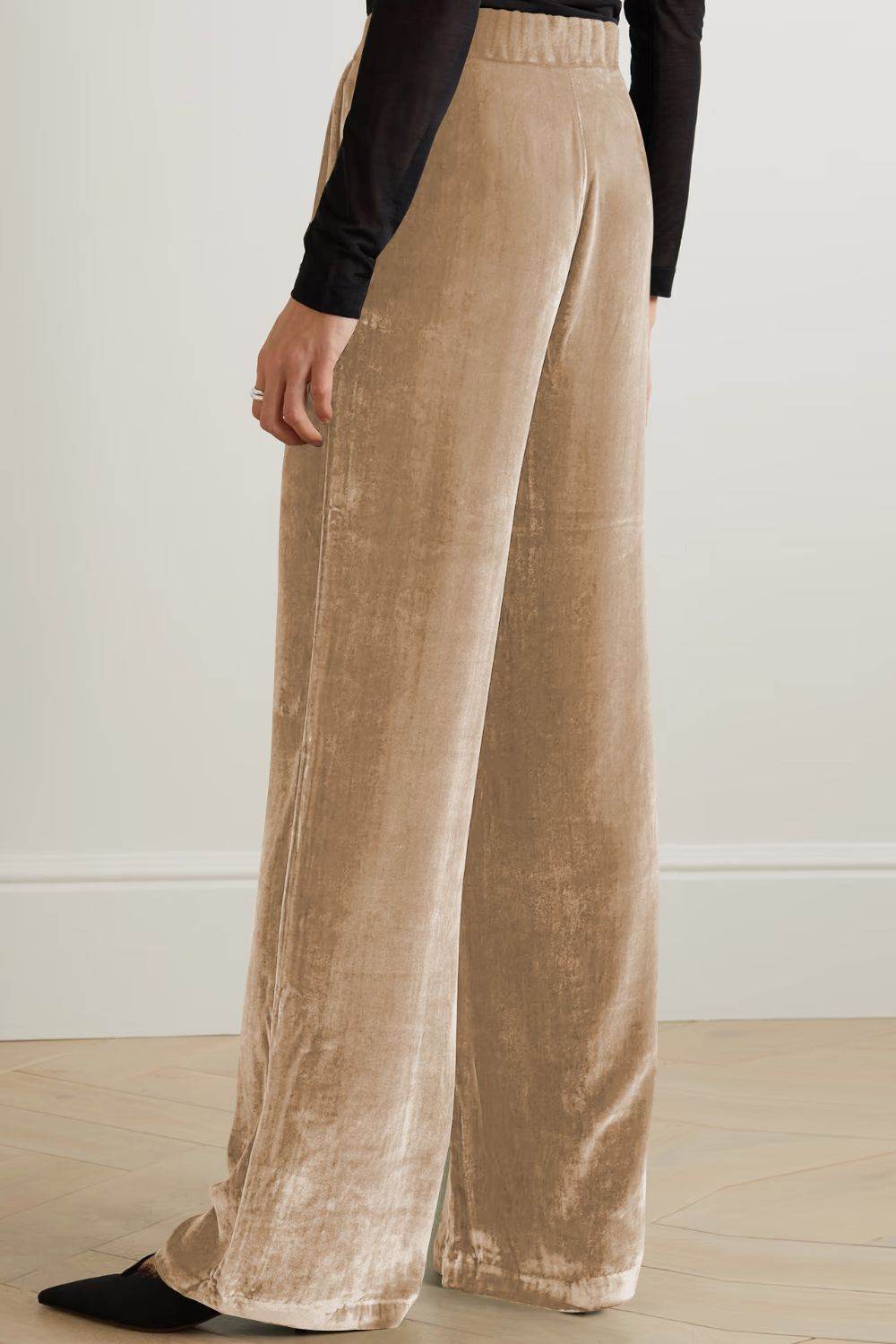 Loose Fit High Waist Long Pants with Pockets Trendsi 5a8980b5a7484ad7b8b9fd19495ee2e1-Max