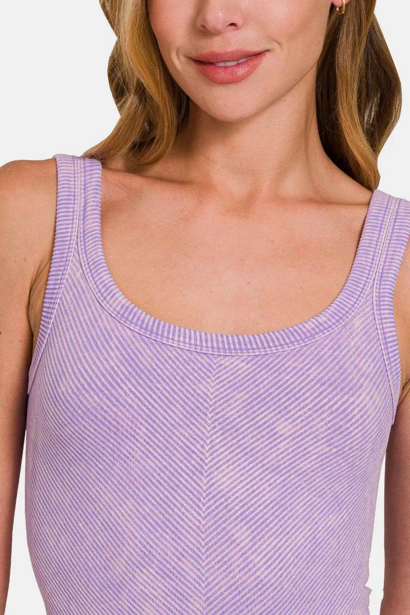 Zenana Ribbed Scoop Neck Tank Trendsi 5ab2648e-f9dc-4887-aeb0-98d85cd5d51e-Max