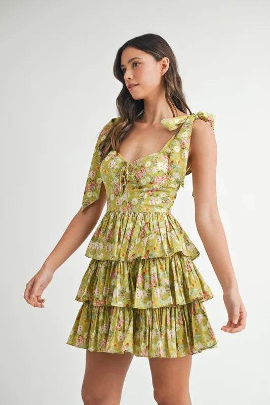 MABLE Floral Print Shoulder Tie Layered Mini Dress Trendsi 5ac3b6d07e214b01affbb996b5c1e37c-Max-Origin
