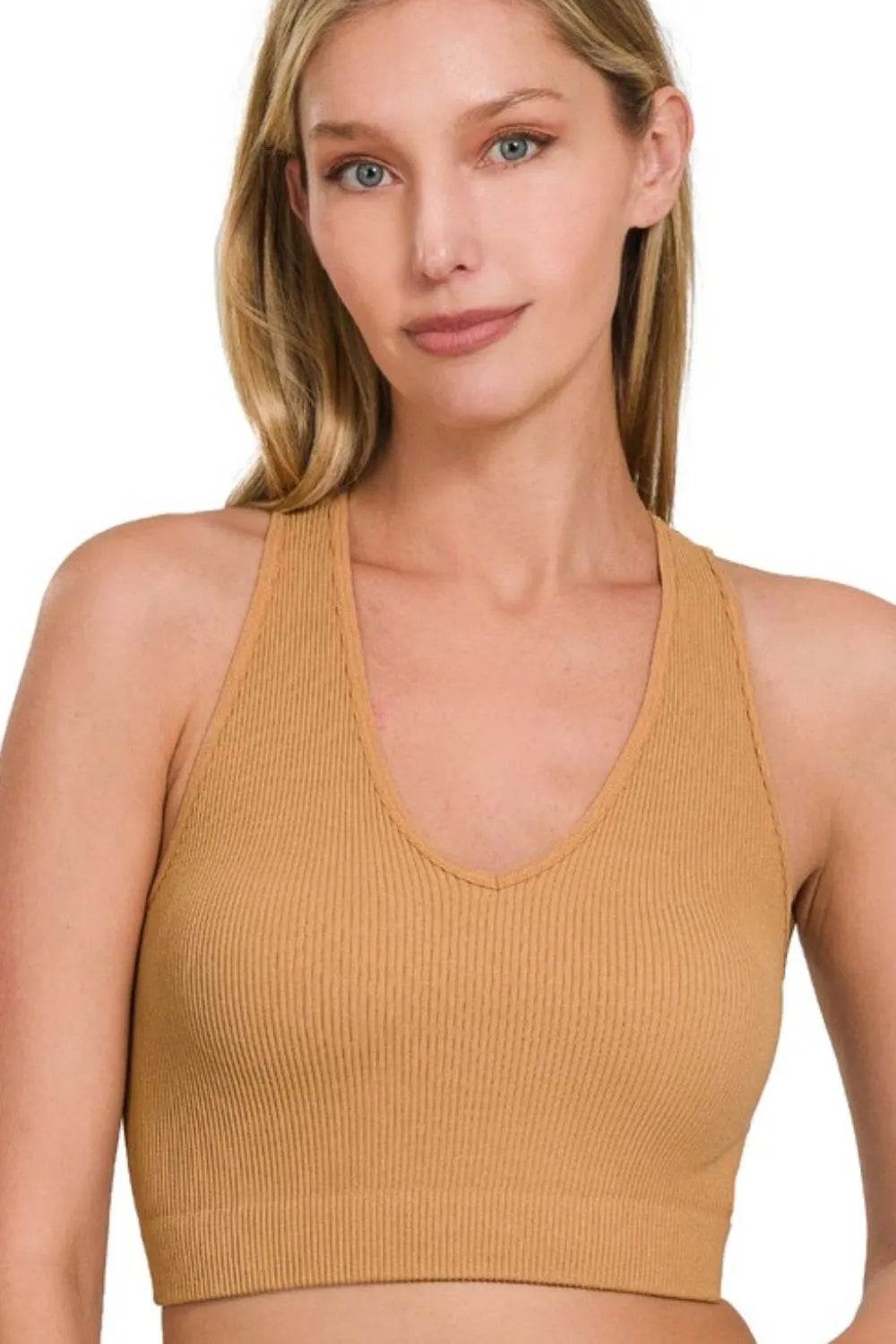 Zenana Seamless Ribbed Cropped Racerback Tank Top DK BRUSH Trendsi 5b3c438a-7719-4b94-a706-891f8340a9b4-Max-Origin