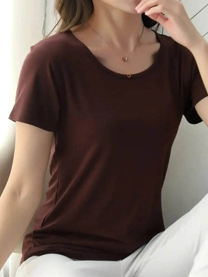 Round Neck Short Sleeve T-Shirt Trendsi 5b54820d-1348-4463-b6dd-6d4b75f24c6a-Max-Origin