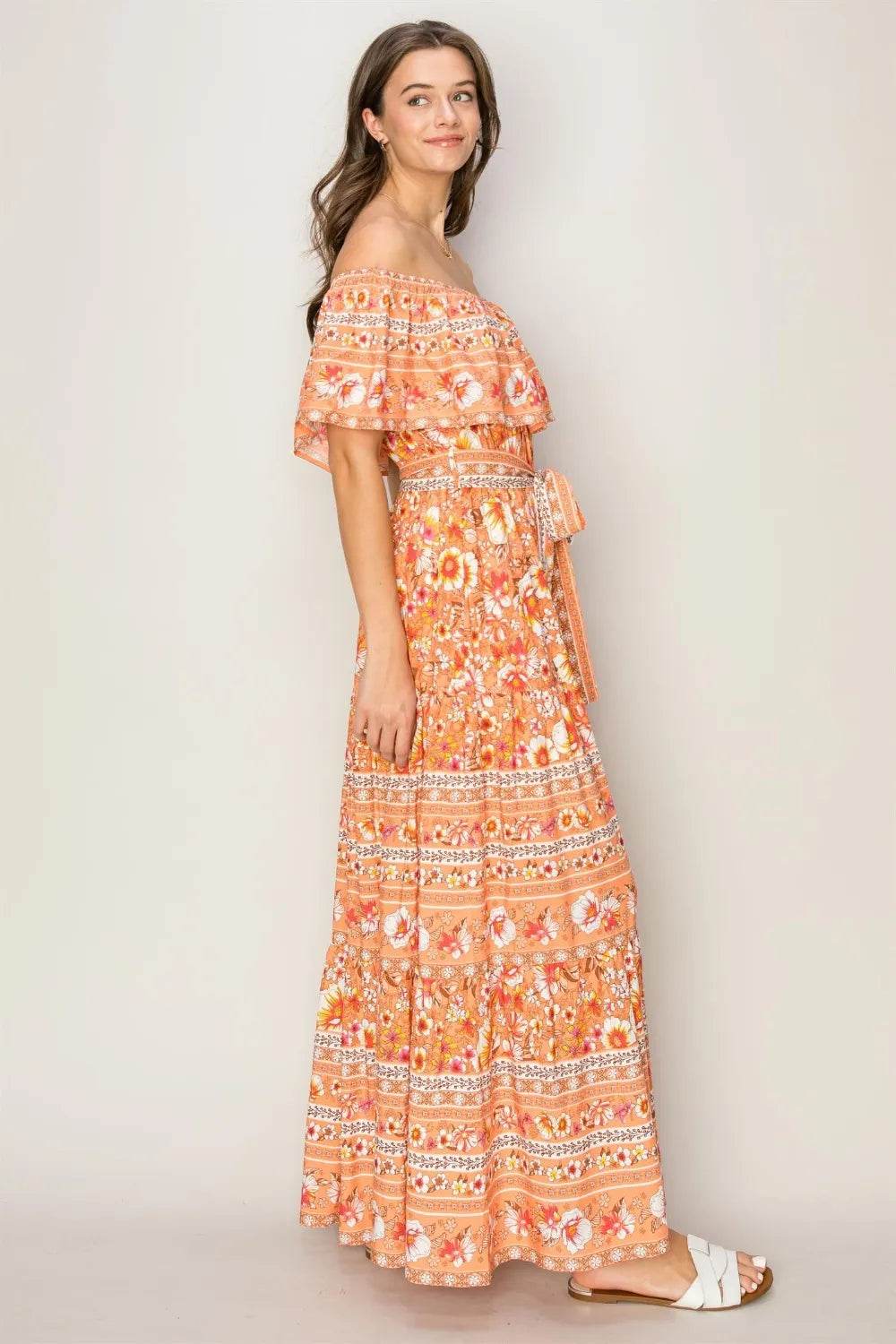 HYFVE Floral Off-Shoulder Tie Front Maxi Dress Trendsi 5bb2a728-8a5f-44a7-b855-9cefb4238d72-Max