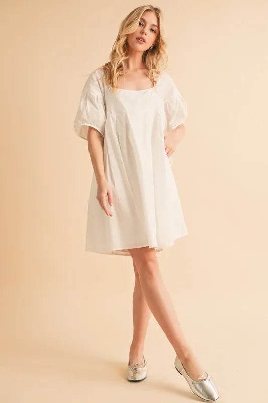Aemi + Co Square Neck Babydoll Dress with Pockets Trendsi 5c5a2f641b7a44cd86d43b62739a75b8-Max-Origin