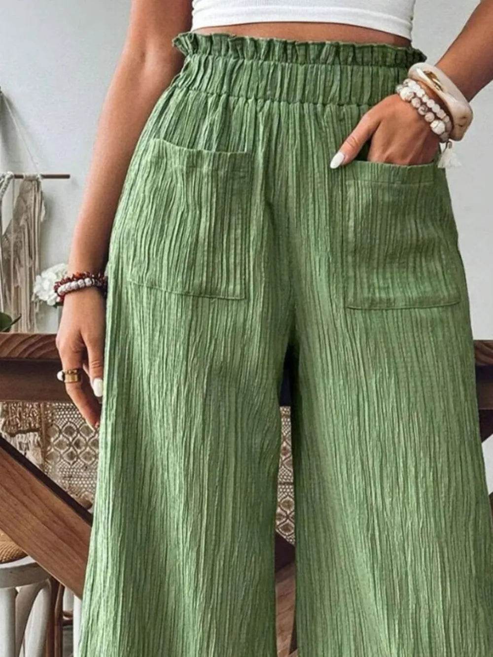 Frill Wide Leg Pants Trendsi 5c63023e-a1c3-430c-b862-af7006e2d973-Max