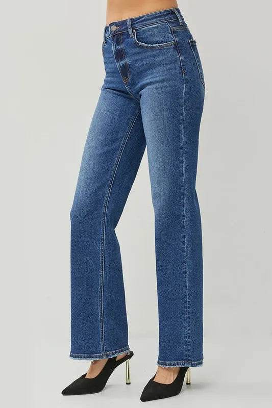 RISEN High Rise Straight Jeans Trendsi 5c756c5b3d9d40b1ac99cd85e9743a4a-Max-Origin