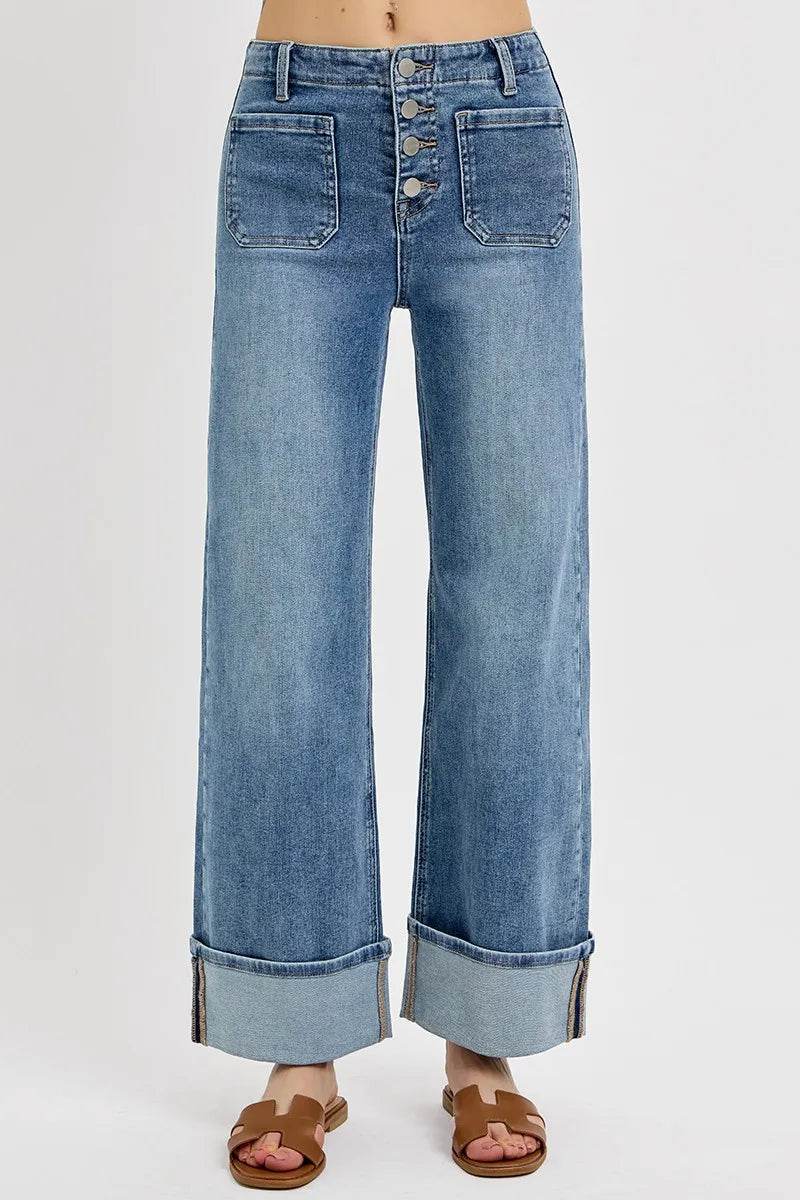 RISEN High Rise Ankle Wide Button Patch Pocket Cuffed Jeans Trendsi 5cbe43f28c674c26a143ed700aea395b-Max-Origin